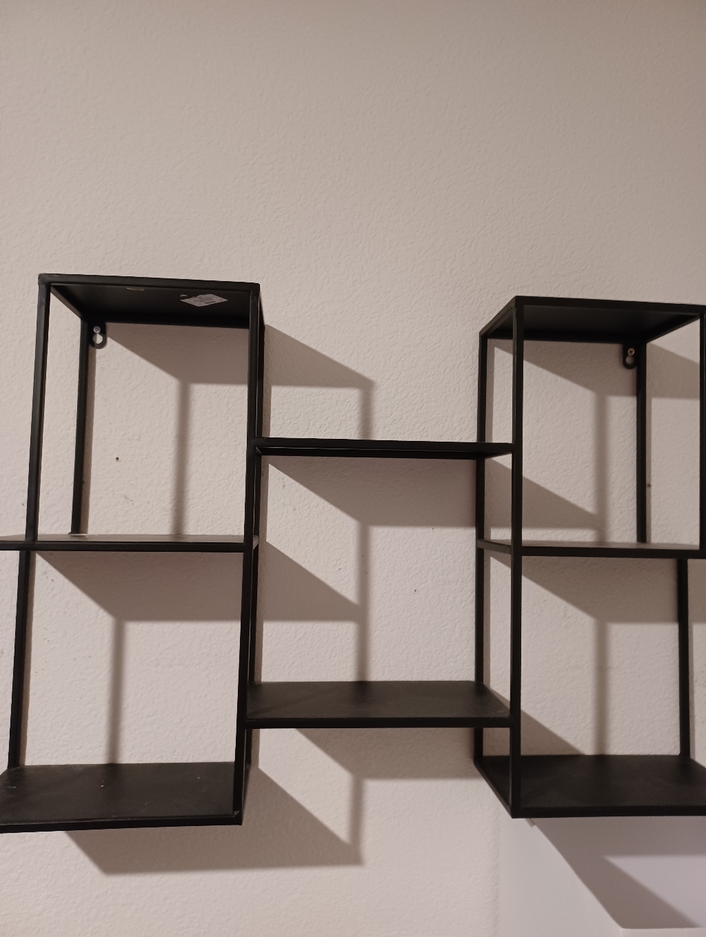 Black Modern Geometric Wall Display Shelves - Brand: